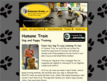 Tablet Screenshot of humanetrain.com